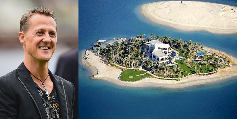 Michael Schumacher And His Island In Dubai